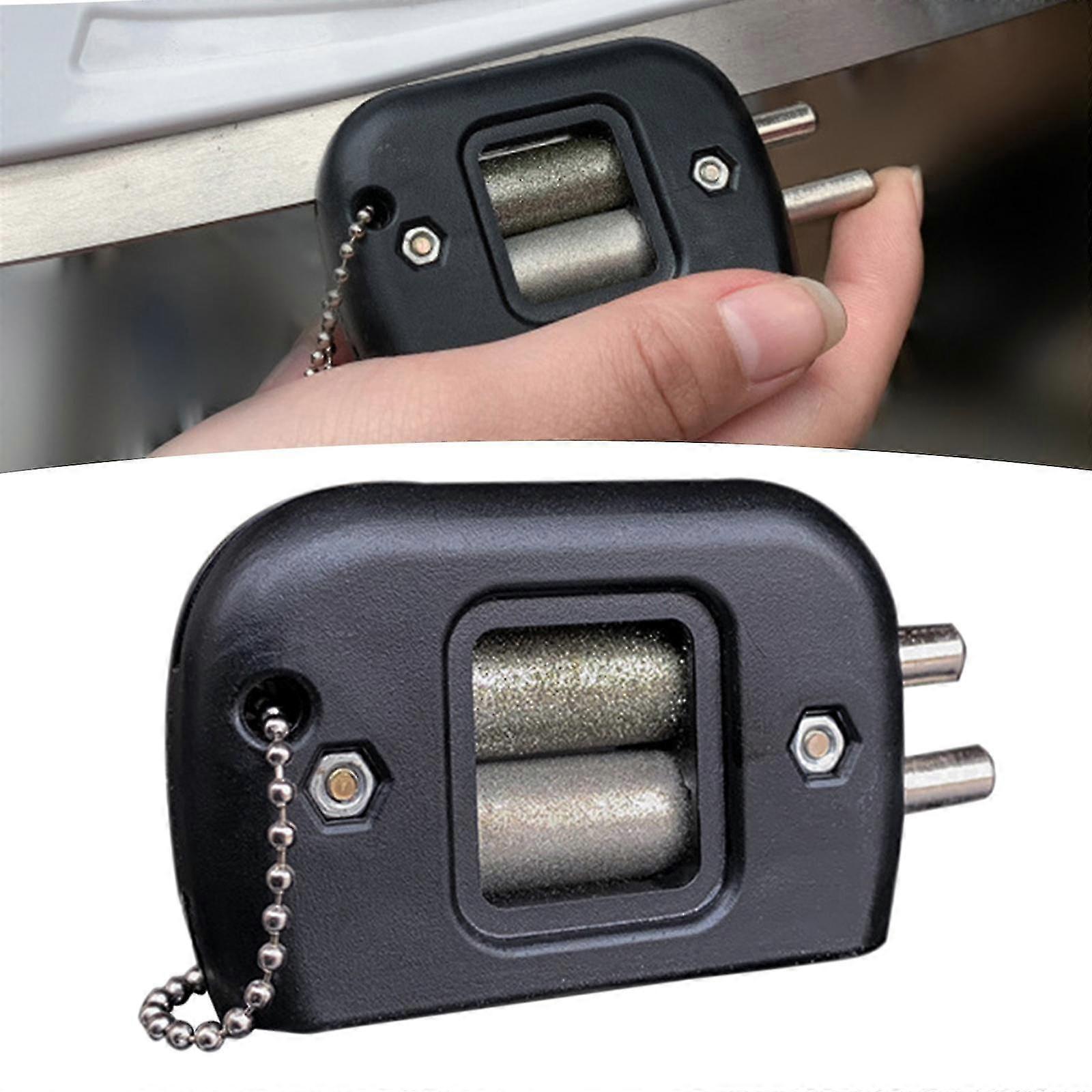 Ice Skate Blade Sharpener Portable Hockey Skating Wear Resistance Grindstone