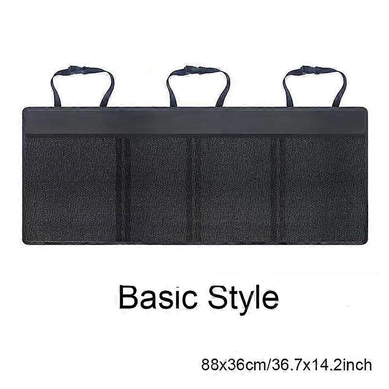 Car Storage Bag Car Trunk Organizer Universal Large Capacity Backseat Storage Bag Trunk Cargo Mesh Holder Pocket