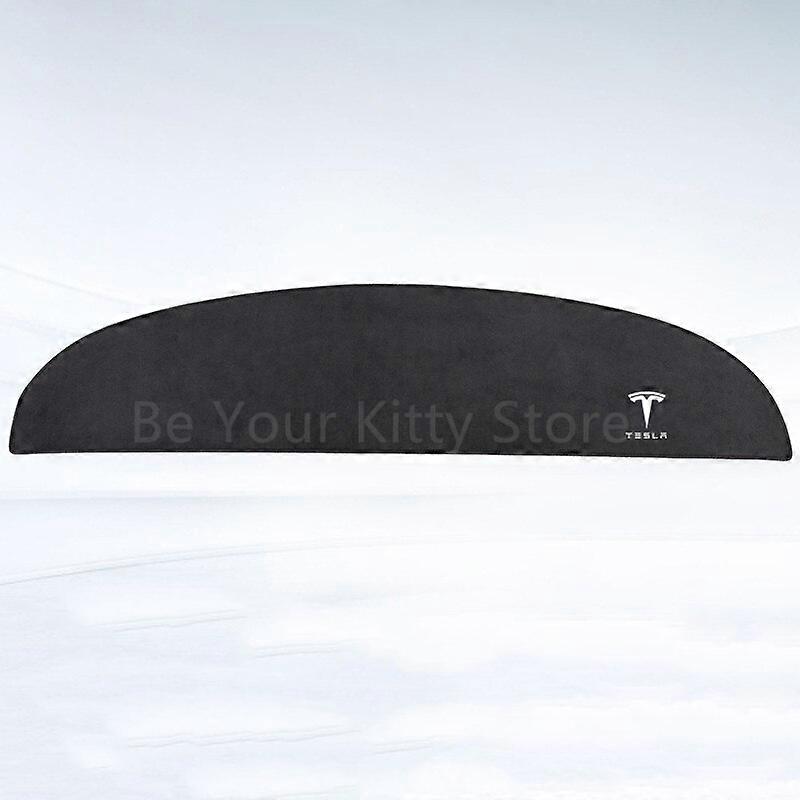 Car Accessories For Tesla Model 3 Y 2022 Flannel Dashboard Cover Pad Non-slip Mat Anti-UV Sunshield Protector Tesla Model Y 2023