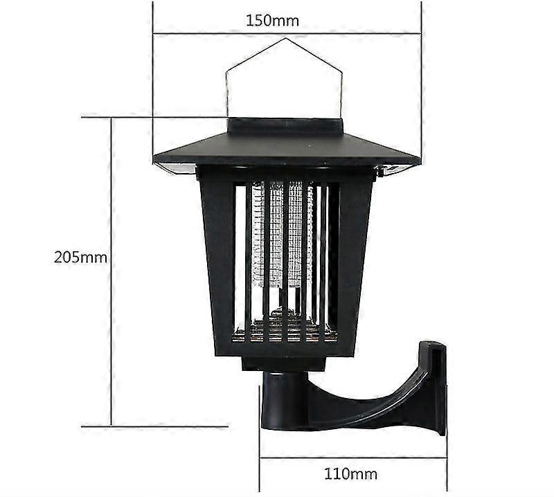 قاتل الحشرات ، قاتل الذباب في الهواء الطلق للطاقة الشمسية المقاومة للماء إضاءة حديقة الحديقة 8 أنماط للاختيار من بينها