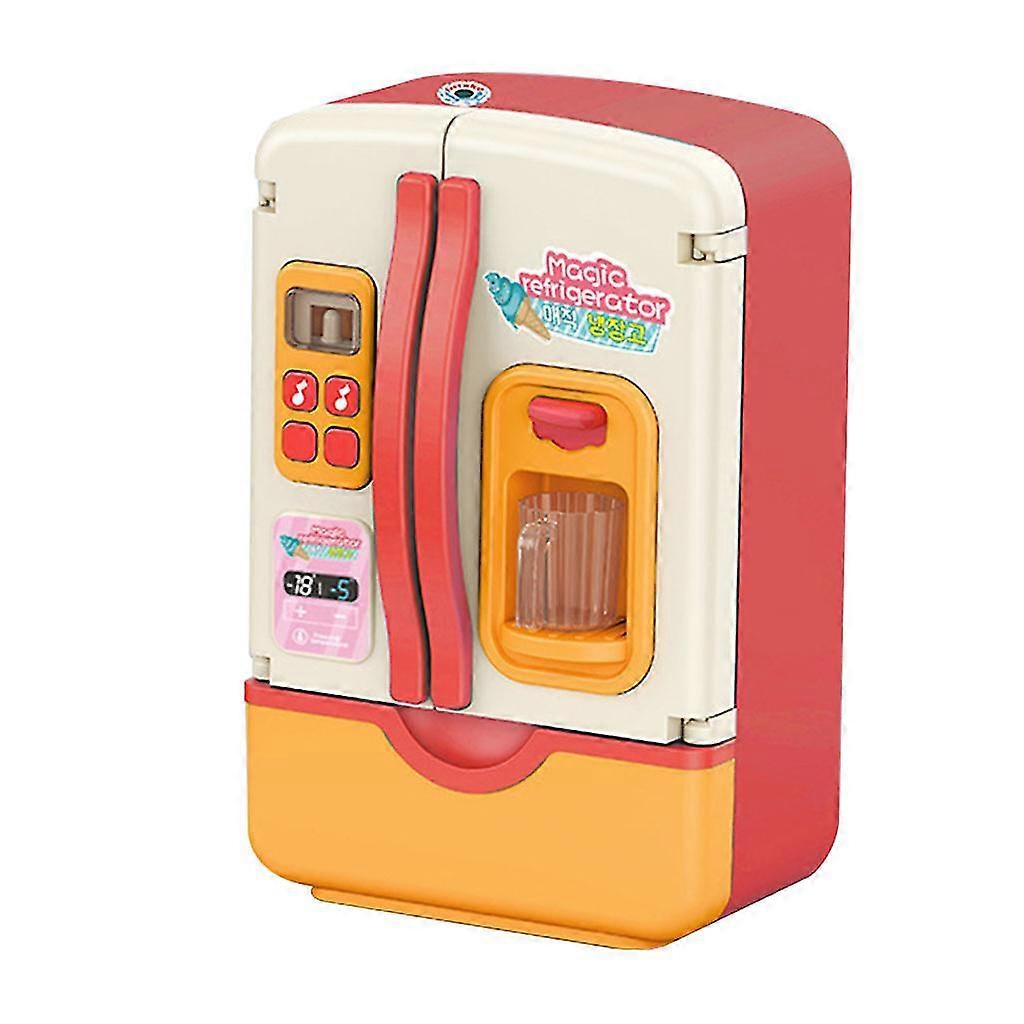 Simulation Kühlschrank mit Sound Licht Elektrisches Spielzeug Kühlschrank Desktop Toy-Yvan