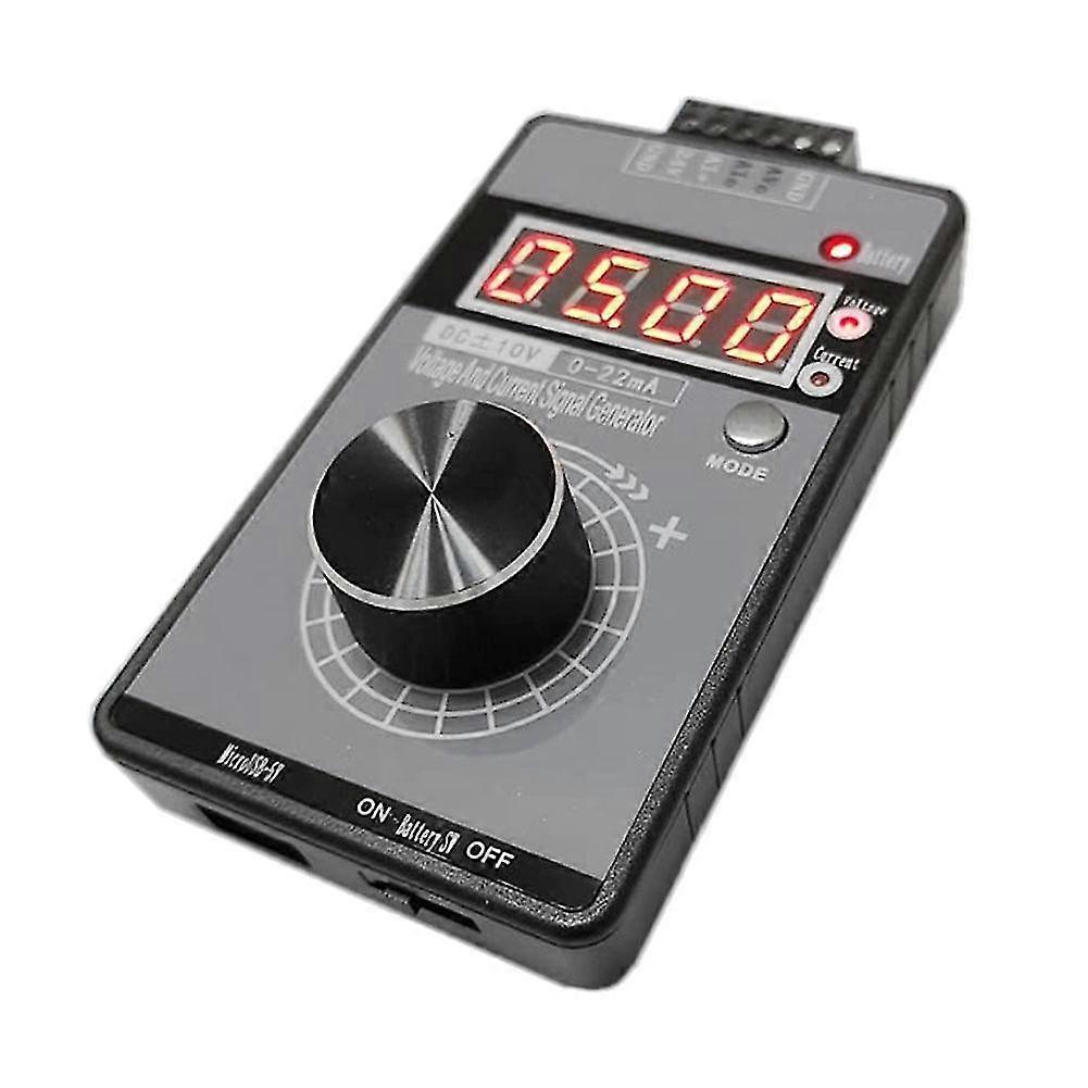Strom-Signalgenerator – Einstellbarer Simulator 0–10 V / 0–22 MA, USB-Akku, 2 Kanäle, Für SPS, Industrieautomation