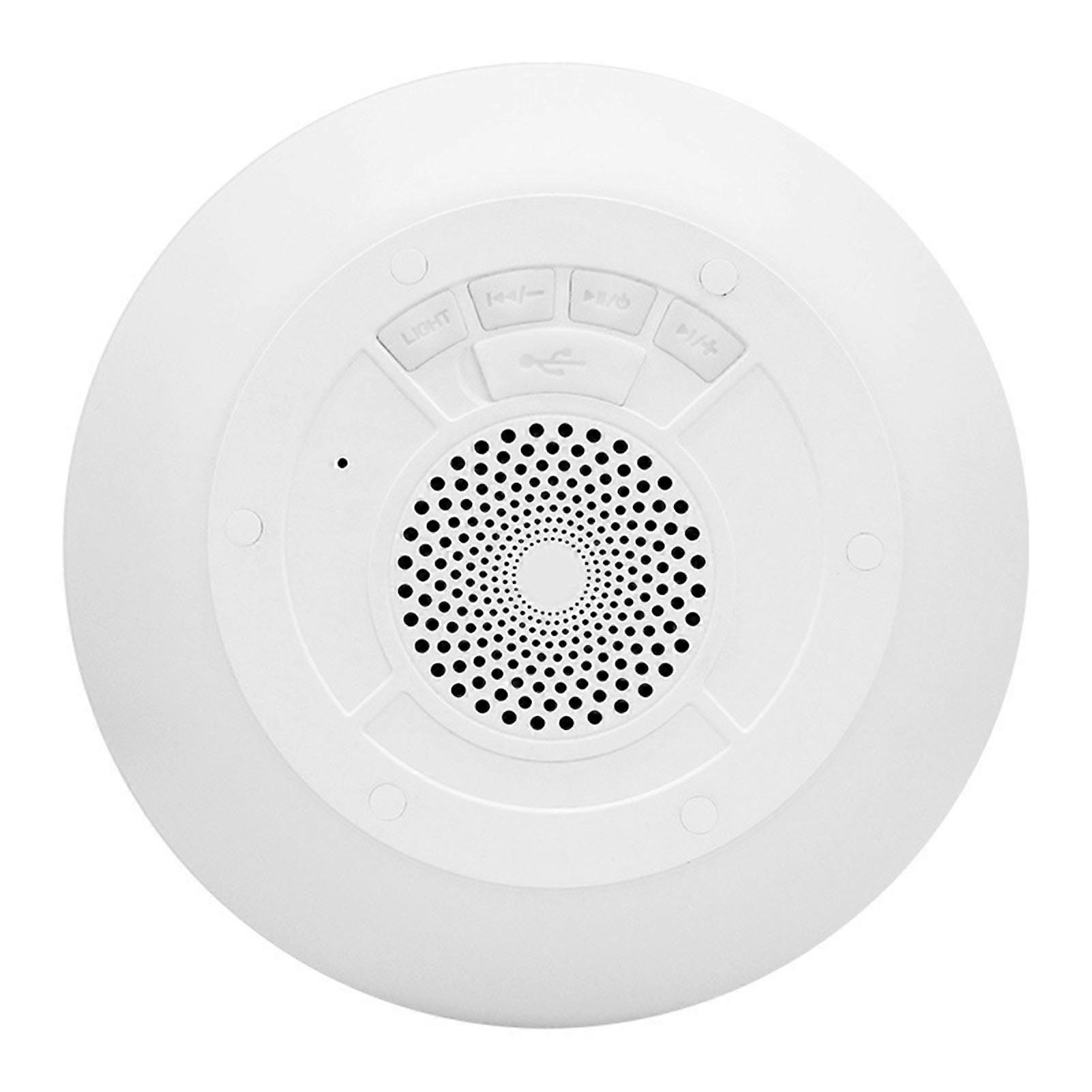 Floating Pool Speaker IPX7 Waterproof 360 Degree Stereo Sound Portable Bluetooth Pool Speaker with RGB Colorful Lights for Pool Shower Travel NO.5895