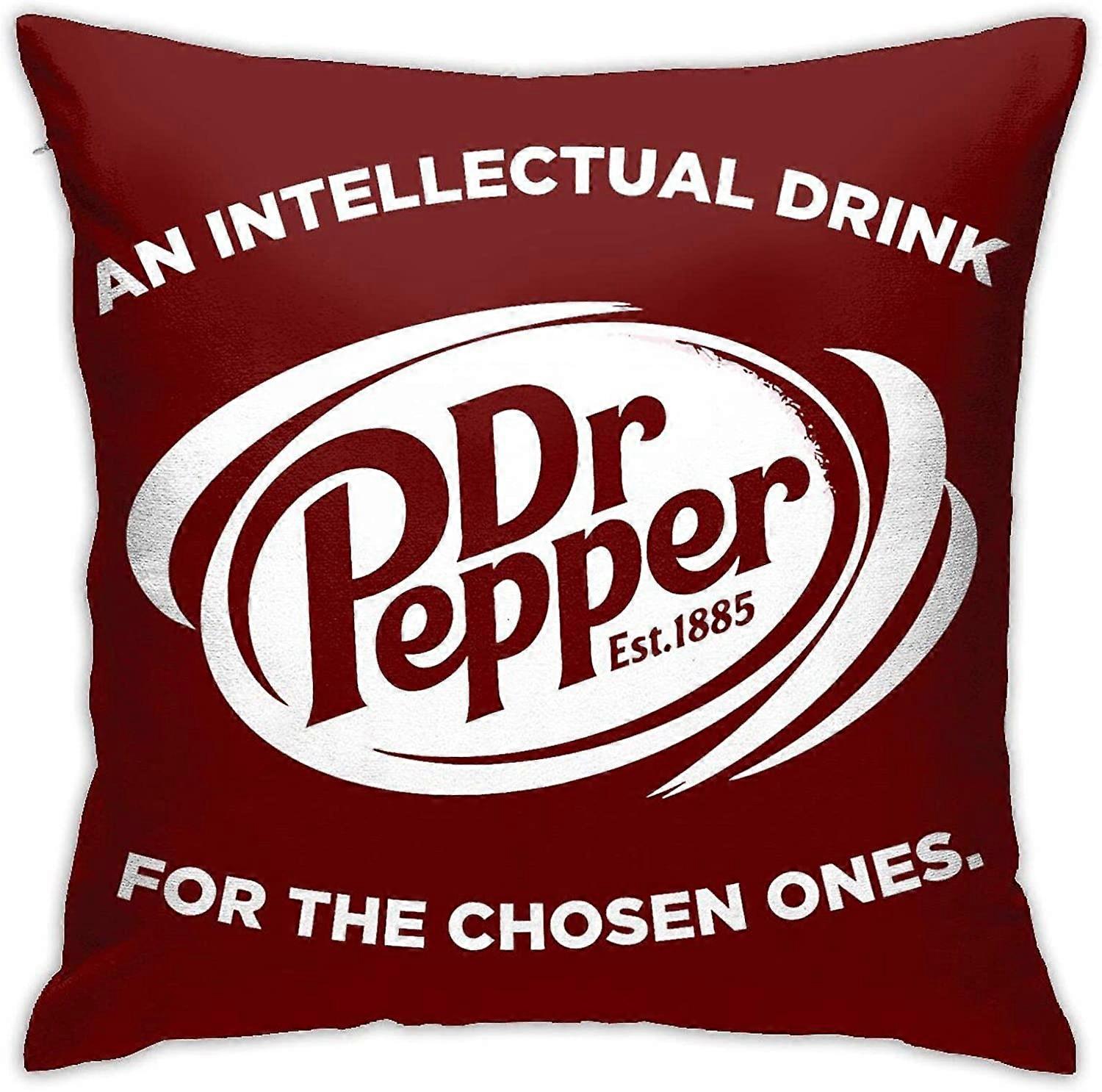 Comfortable And Soft Home Decoration Dr Pepper Pillowcase,sofa  Office Car  Pillowcase 18"x18"-SYS17841