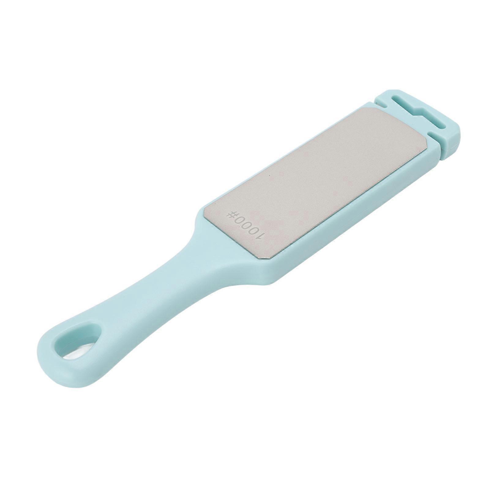 Fast Emery Double Sided Knife Sharpener Stick 247g Blue