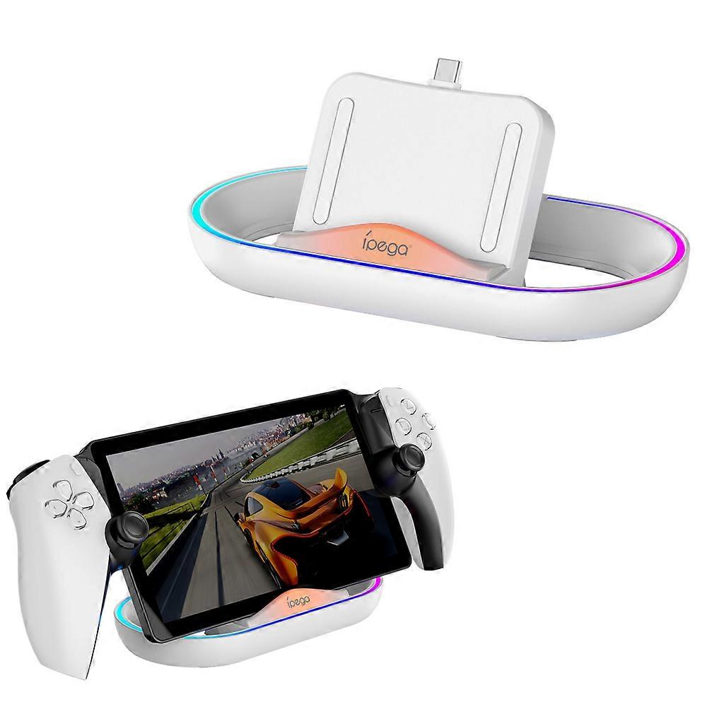 Charging Dock for Playstation Portal Remote Player, Charging Stand for PS5 Portal, Playstation Portal Accessories,with 14 RGB Effect Lights