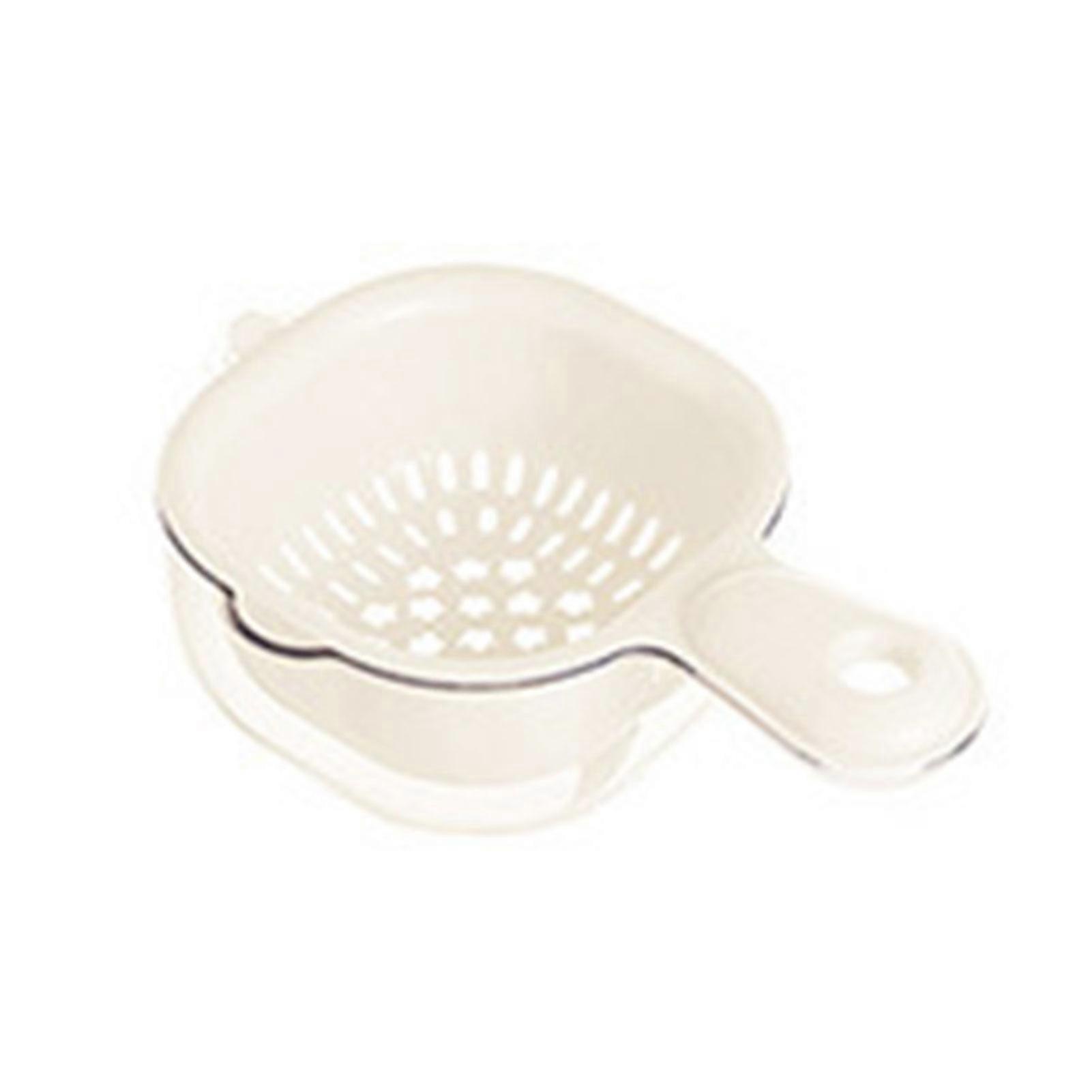 Functional Double Layer Drain Baske with Handle Fruit Wash Colander Home Kitchen Fruit Bowls