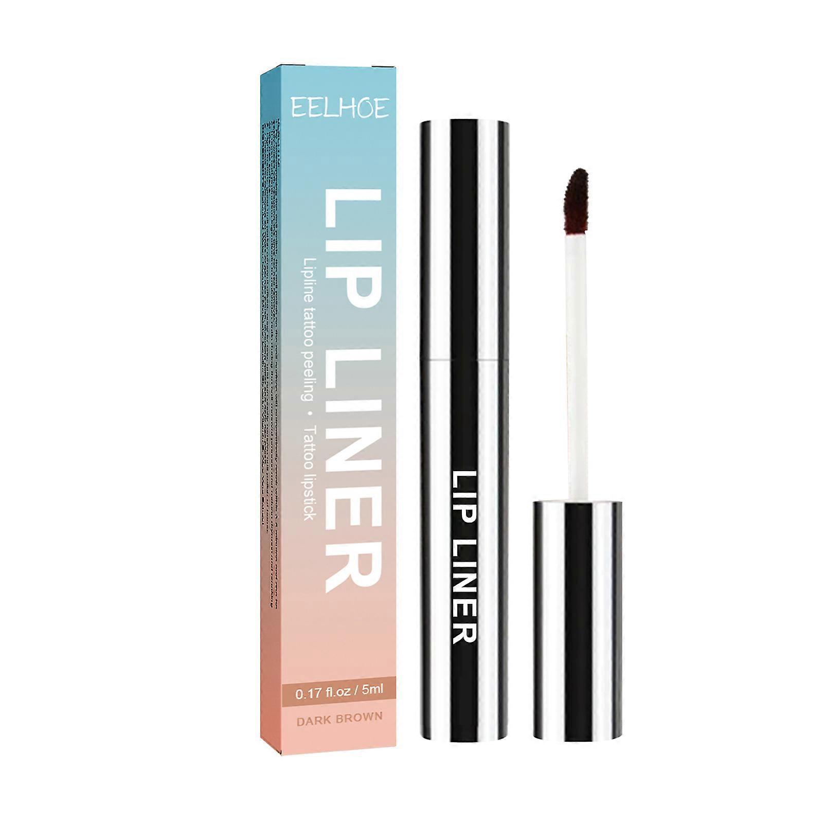 Lip Liner Lip Shaping Lip Color Waterproof Non-Smudge Lip Liner Peel-Off Lip Brush