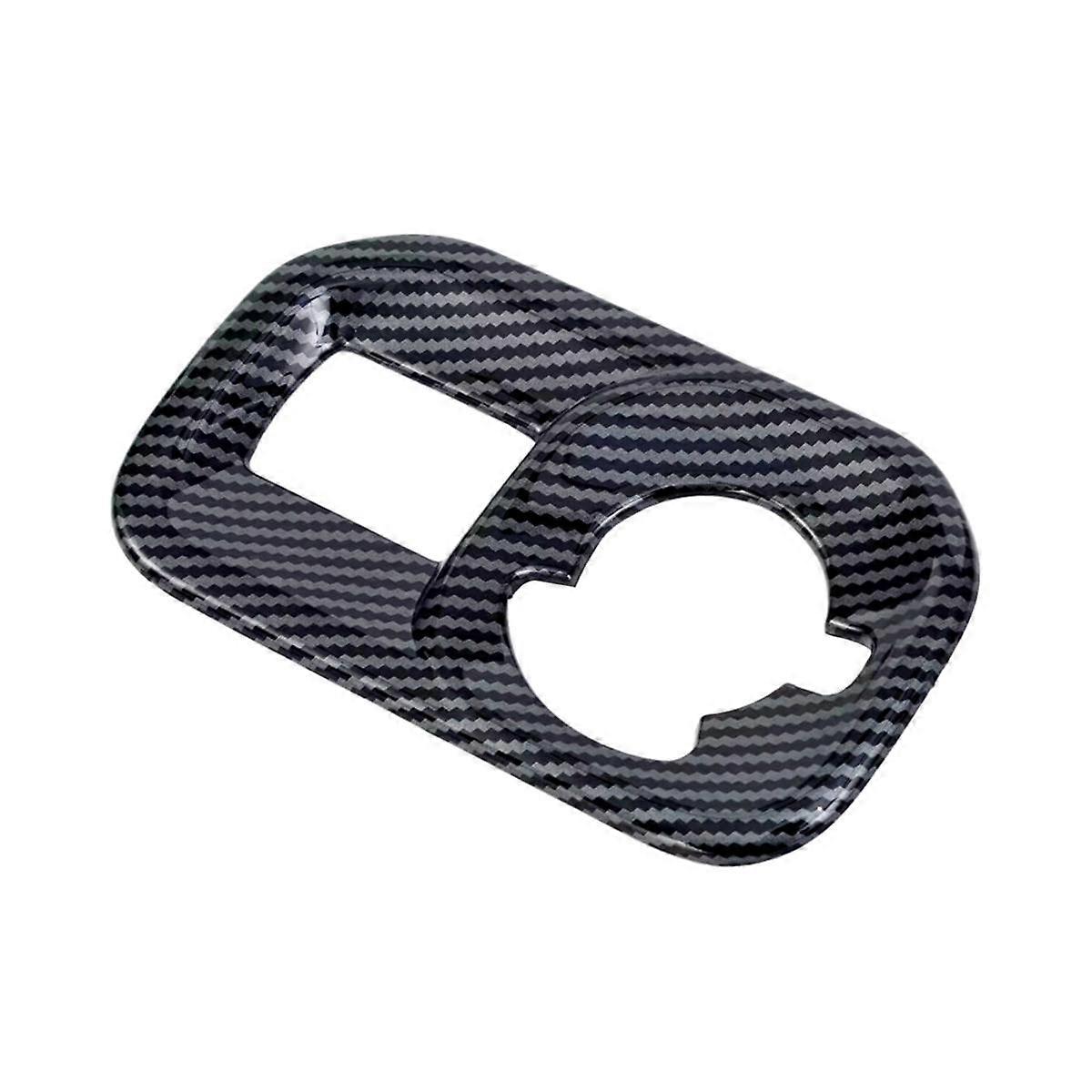 Car Headlight Switch Button Panel Cover Trim for RAM 1500 2500 3500 2019-2023 Accessories ABS Carbo