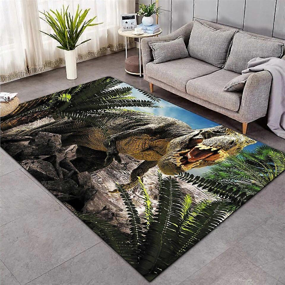 דינוזאור שאגי מחצלת רצפה נגד החלקה שטיח תלת מימד שטיח מונע החלקה פינת אוכל סלון רך מחצלת חדר שינה לילד שטיח עיצוב הבית 017