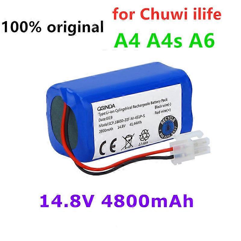 Baterie reîncărcabilă Li-Ion de 14,8 V 14,8 V 6800 mah Accesorii pentru aspirator robot Chuwi ILife A4 A4S A6 Înlocuiți bateria