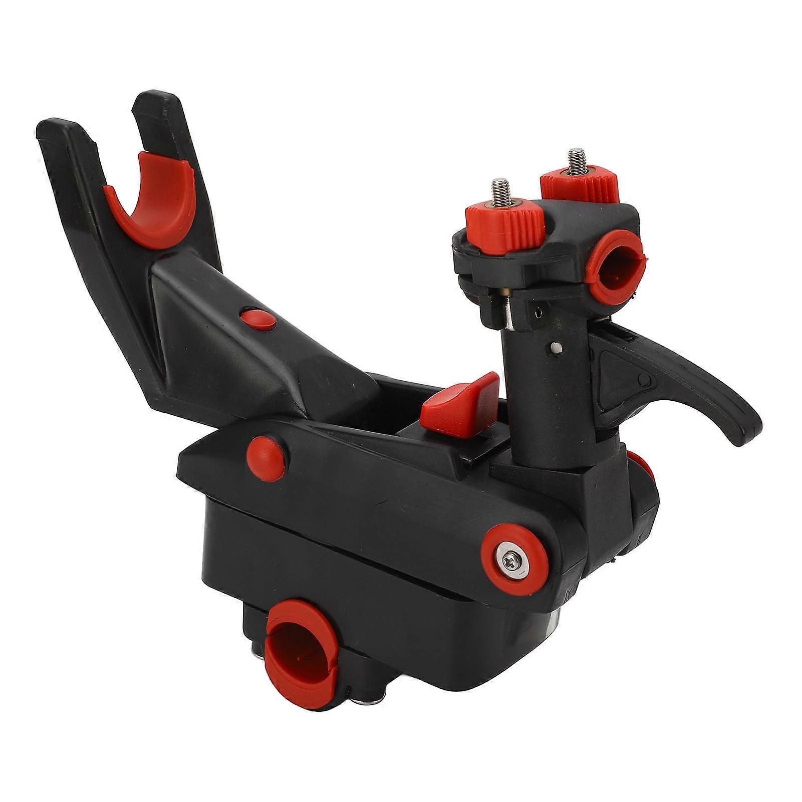 حامل قضبان قارب الصيد 360 دوران حامل قضيب قابل للتعديل محمول خفيف الوزن لليخوت سفن الطوابق جهاز المشبك الصغير: 1.5 - 4 سم / 0.59 - 1.57 بوصة رود ال