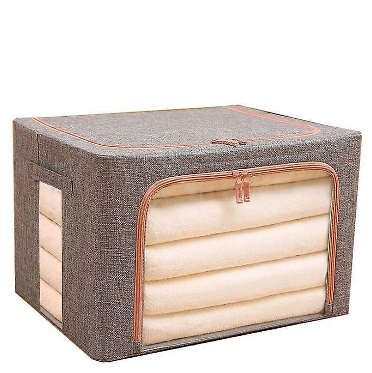 Large Capacity Clothes Storage Bag Organizer With Thick Fabric For Comforters