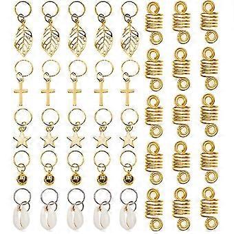 1 Pack/40pcs Precise Hairpin Beautiful Metal Hair Extension Ring Creative Hairpins Delicate Hair Headdress