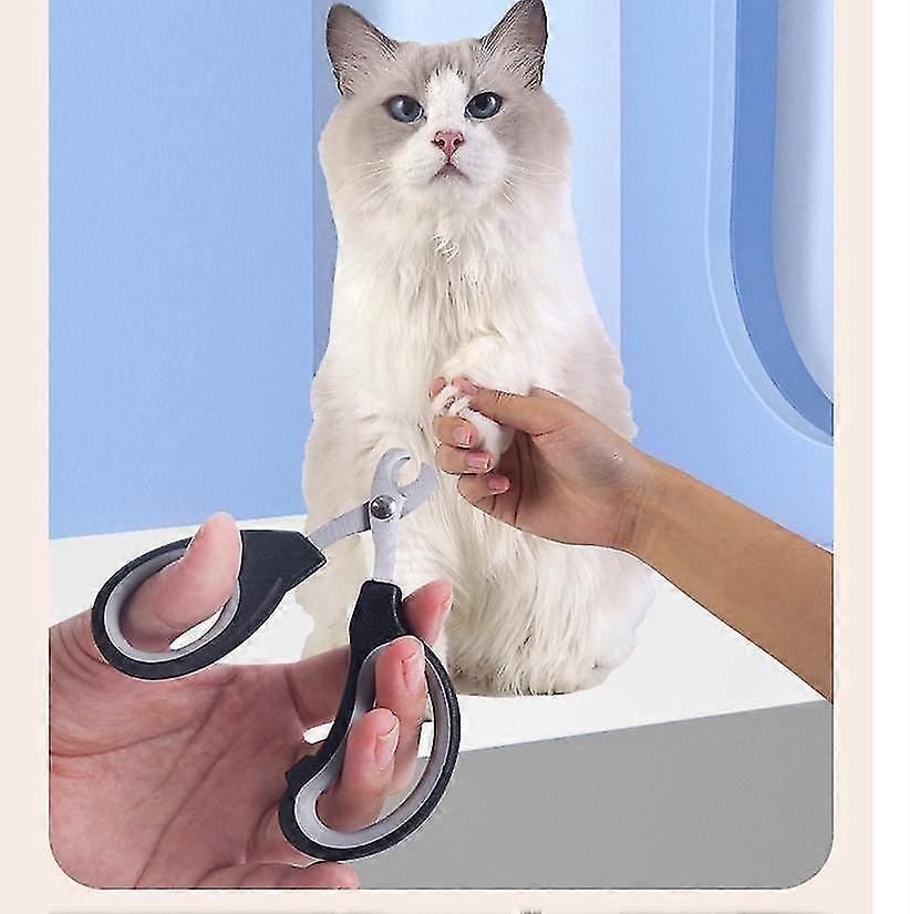 Coupe-ongles Professionnel Pour Chats, Super Facile Et Pratique Utiliser, Coupe Prcise, Trs Bon Coupe-ongles Pour Chats - (trou Rond) Pour Chats * Bl