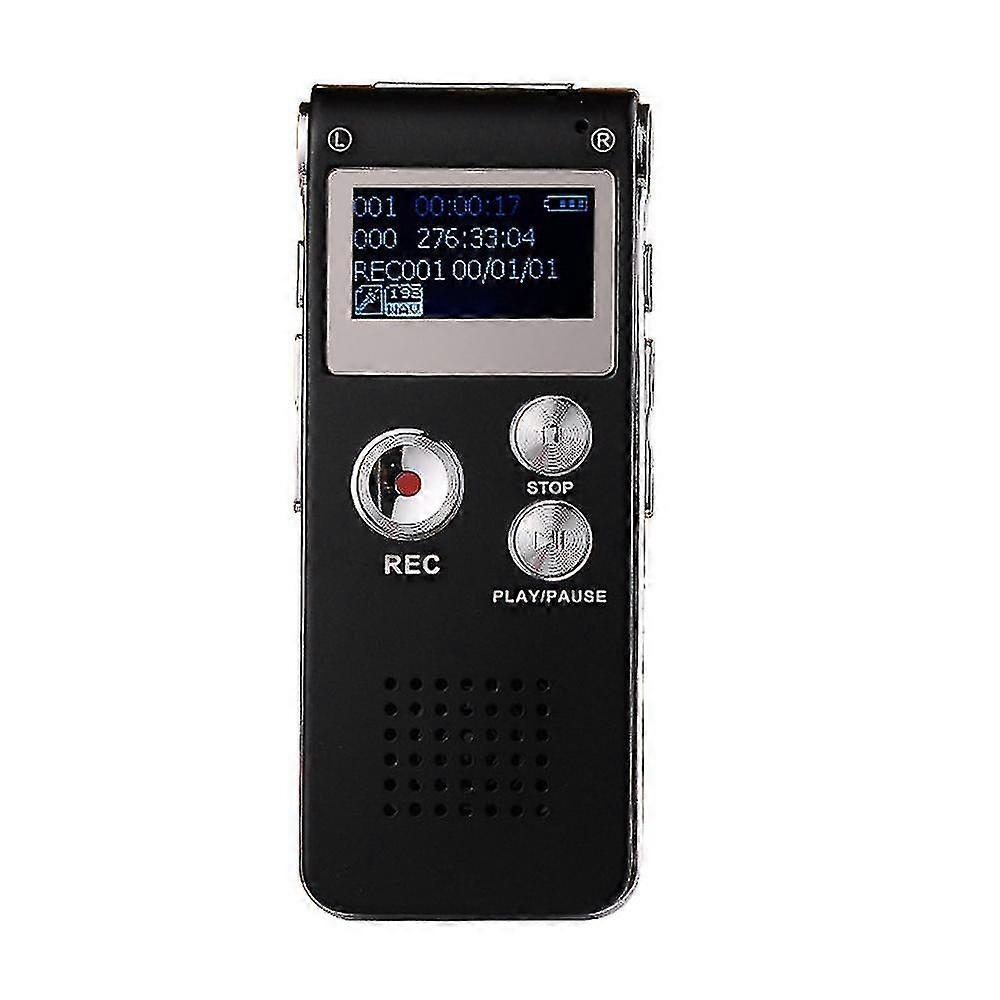 Digital Voice Recorder Voice Activated Recorder For Lectures, Meetings, Interviews 8gb Audio Recorder Mini Portable Tape Dictaphone With Playback, Usb
