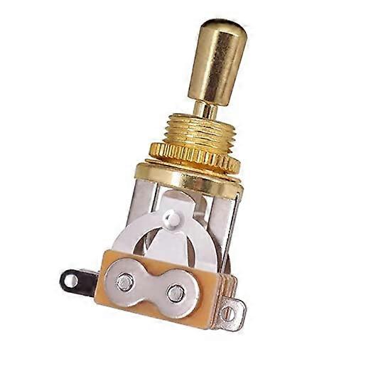 Electric Guitar 3 Way Toggle Switch Pickup Selector Switch with Brass Tip Knob