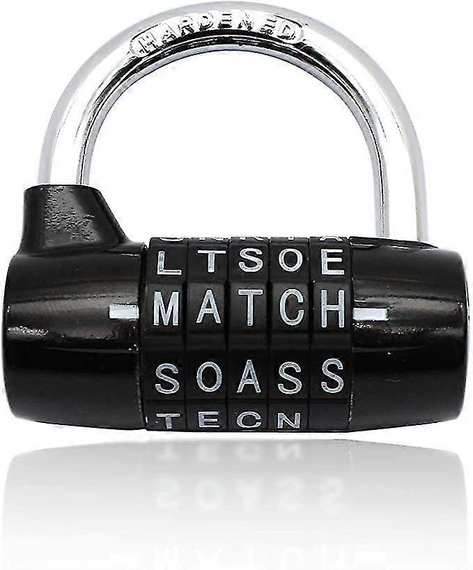 1 Combination Lock, Combination Lock, Waterproof And Rust Proof Combination Lock