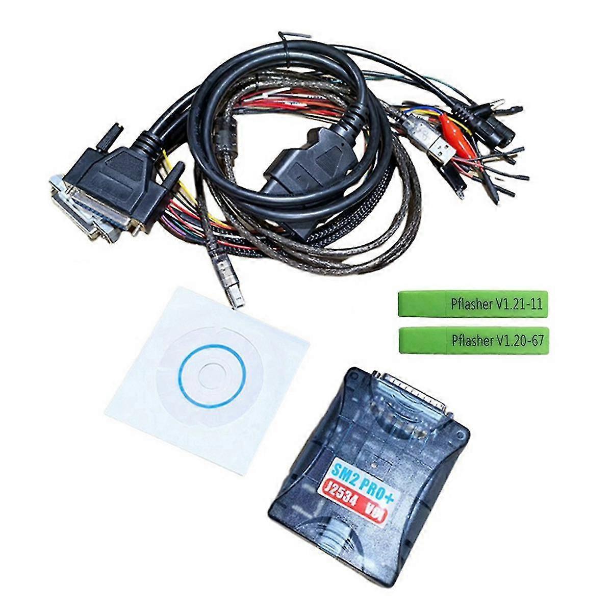Sm 2 Pro++j2534 Pcmflash Sm2 Pro Replacement Accessories Fit Vci Scanmatik 2 Pro Ecu Programmer Tool Bench Eu Plug