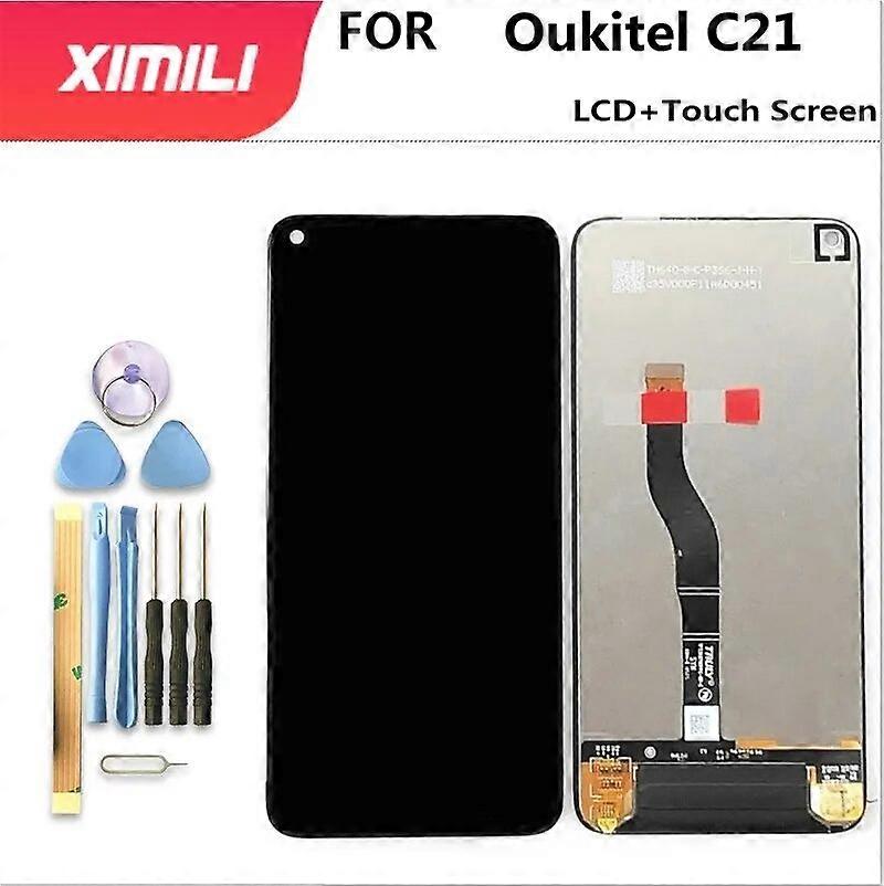 6,4 polegadas OUKITEL C21 LCD Display + Touch Screen Digitizer Assembly 100% Novo LCD + Touch Digitalizador para substituição C21 +Tool