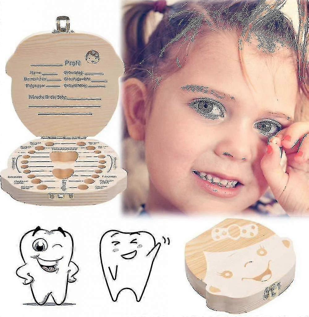 Tooth Box - Milk Tooth Box - Ideal As A Small Gift For Boys And Girls