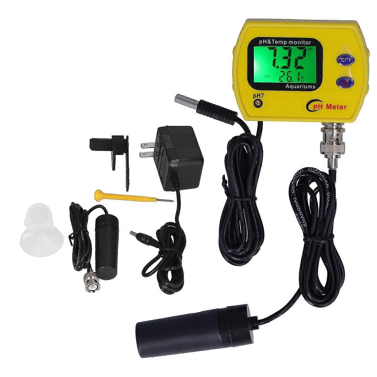 High Accuracy Mini PH Meter Acidity Meter Water Quality Tester Replaceable Probe compatible with Aqu
