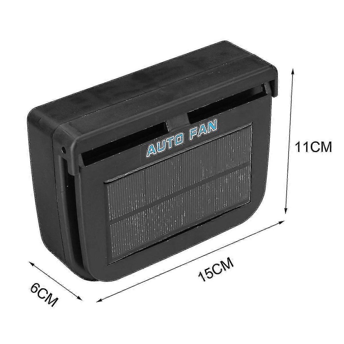 Solar Powered Car Exhaust Fan Air Vent Cool Fan Auto Cooler Ventilation System