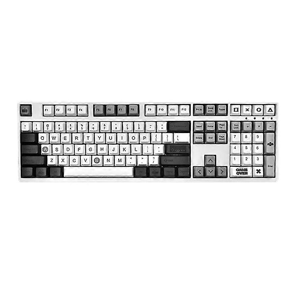 108 Keys Pbt Keycaps Diy Retro Keycaps Game Console Compatible Ducky Mechanical Gaming Keyboard Bla
