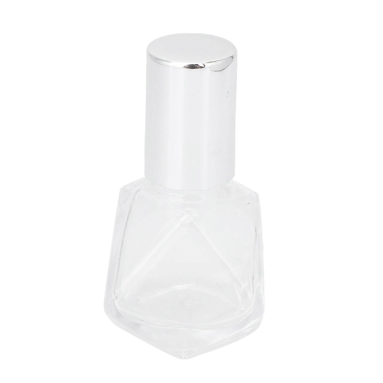 Rollon Refillable Perfume Bottle Empty Aromatherapy Roller Bottles for Essential Oils 8ml(Silver Lid )