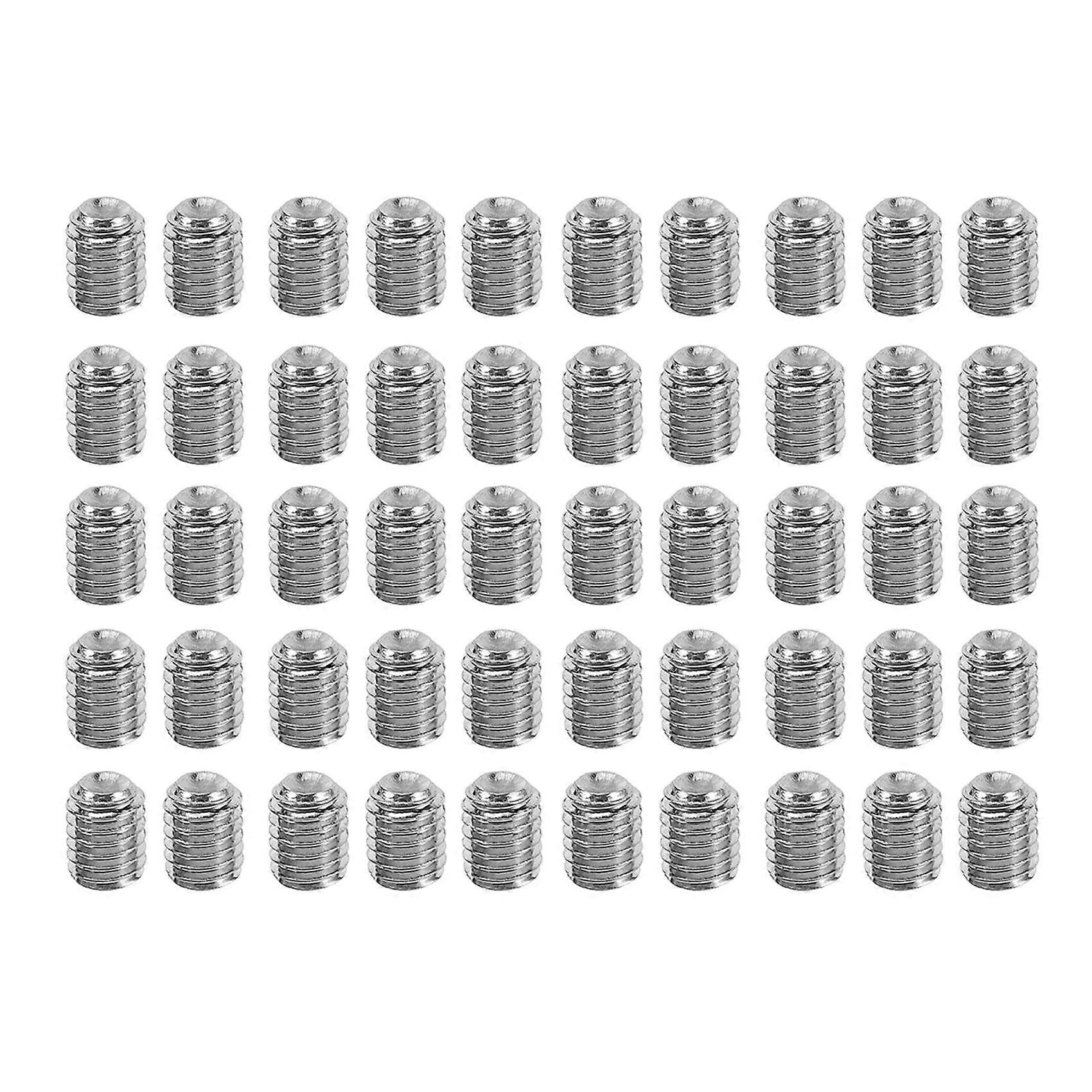 M3x4mm Stainless Steel Hex Socket Set Cap Point Grub Screws 50pcs