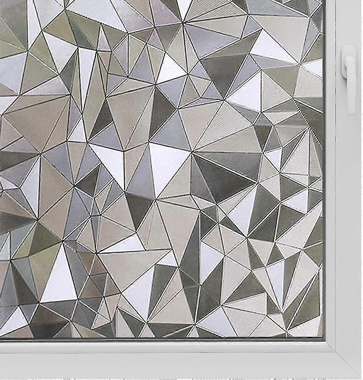 3d No Glue Static Cling Window Films Privacy Cut Glass Window Sticker For Bathroom Office Kitchen Window Decor 45x100cm