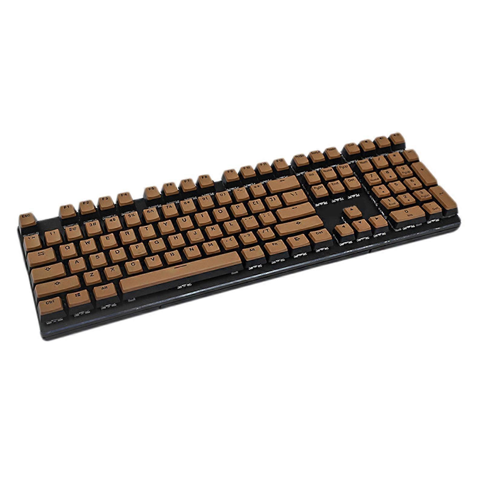 PBT Pudding Keycap Set pour clavier mécanique Cherry MX Café Noir