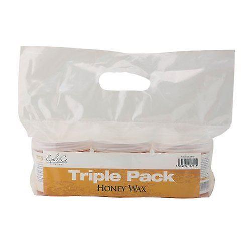 Deo Epil &; Co Soft Honey 天然脱毛有效柔滑蜡罐 - 3x425g