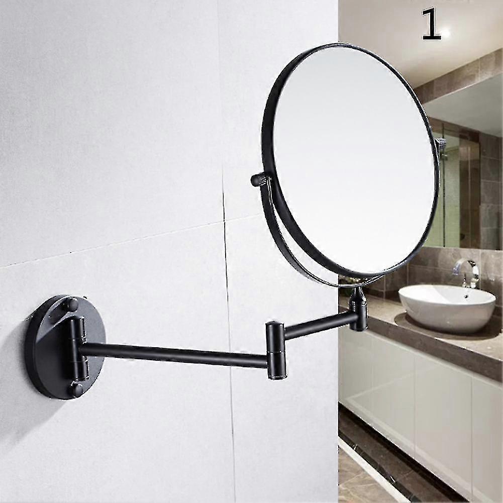 3x Magnification Wall Mount Makeup Vinity Mirror Double-sided Swivel Extension Mirror