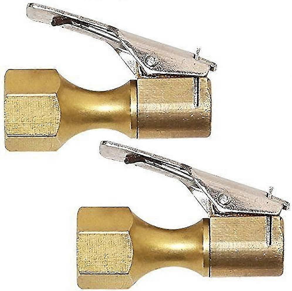 Uchwyt do opon Open Airflow Straight Locking Chuck z zaciskiem do inflatora opon (złoty) (2szt)