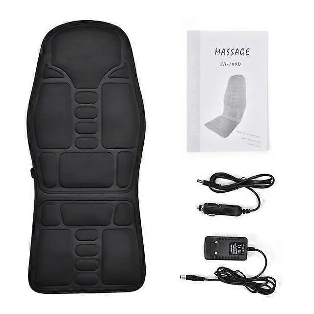 Elektrisk massagestol Sofa Afslappende hele kroppen Foldestol Pude Bil Hjem Infrarød Opvarmning Baghals Vibrerende massager Pad