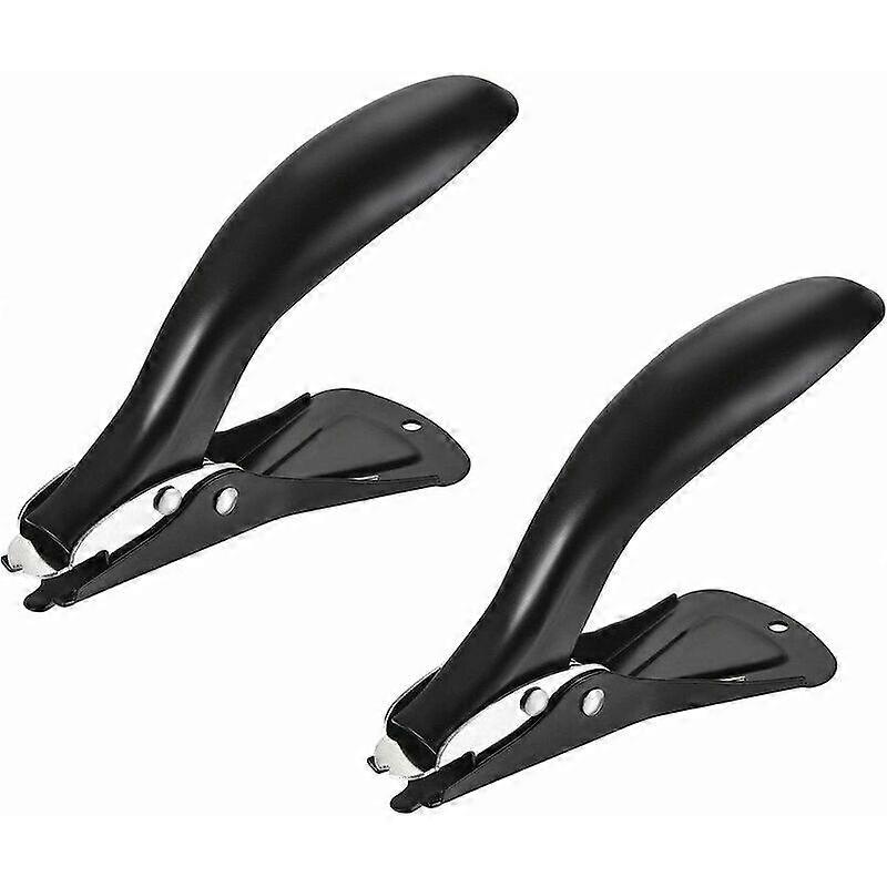 Stapler Tools Heavy Staplers Puller for Office Home Business Black Pack of 2