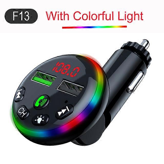 Bluetooth 5.0 FM Transmitter Car Kit MP3 Modulator Player Wireless Handsfree Audio Receiver Dual USB Fast Charger 3.1A