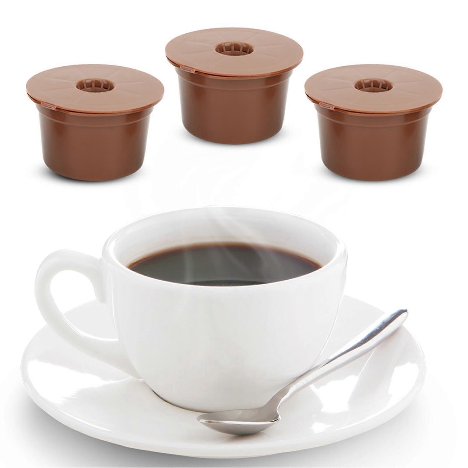 Reusable Refillable Coffee Capsule Filter Cup Replacement for Caffitaly - 3 Pack