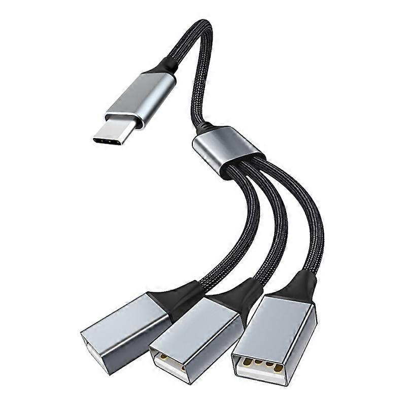 USB/Type C to Multiple Port HUB Cable Splitter for Tablet USB Type-C Adapter
