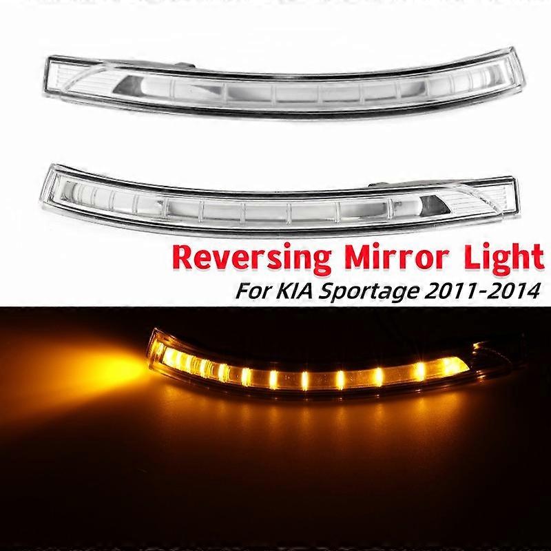 Left Right Side LED Rearview Mirror Signal Light Car Rearview Indicator Lamp For KIA Sportage 2011-2014