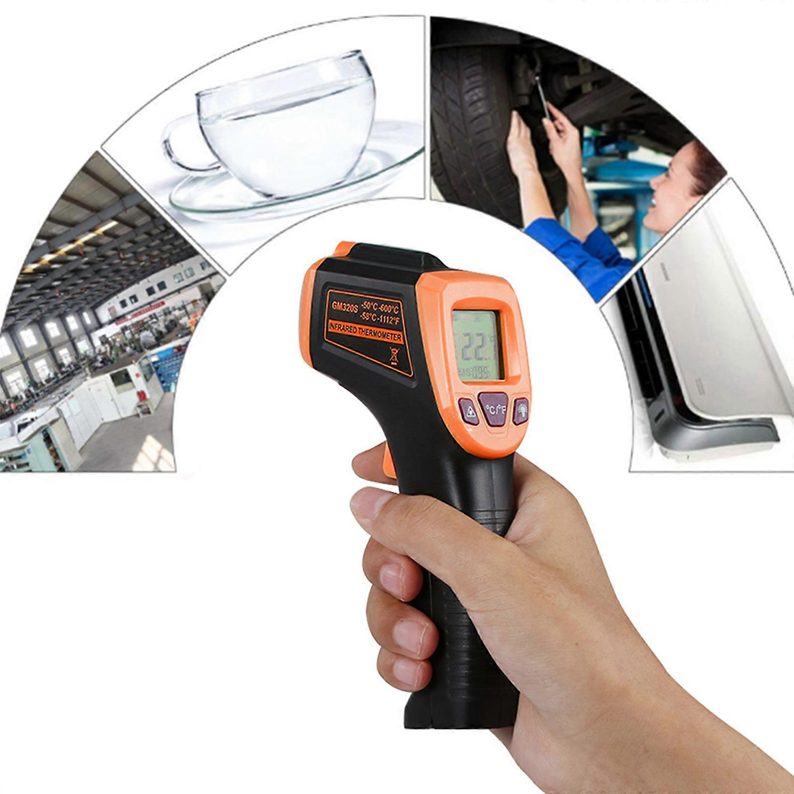 Digital Laser Temperature Gun Tool Infrared Thermometer LCD NonContact Industria,100% New