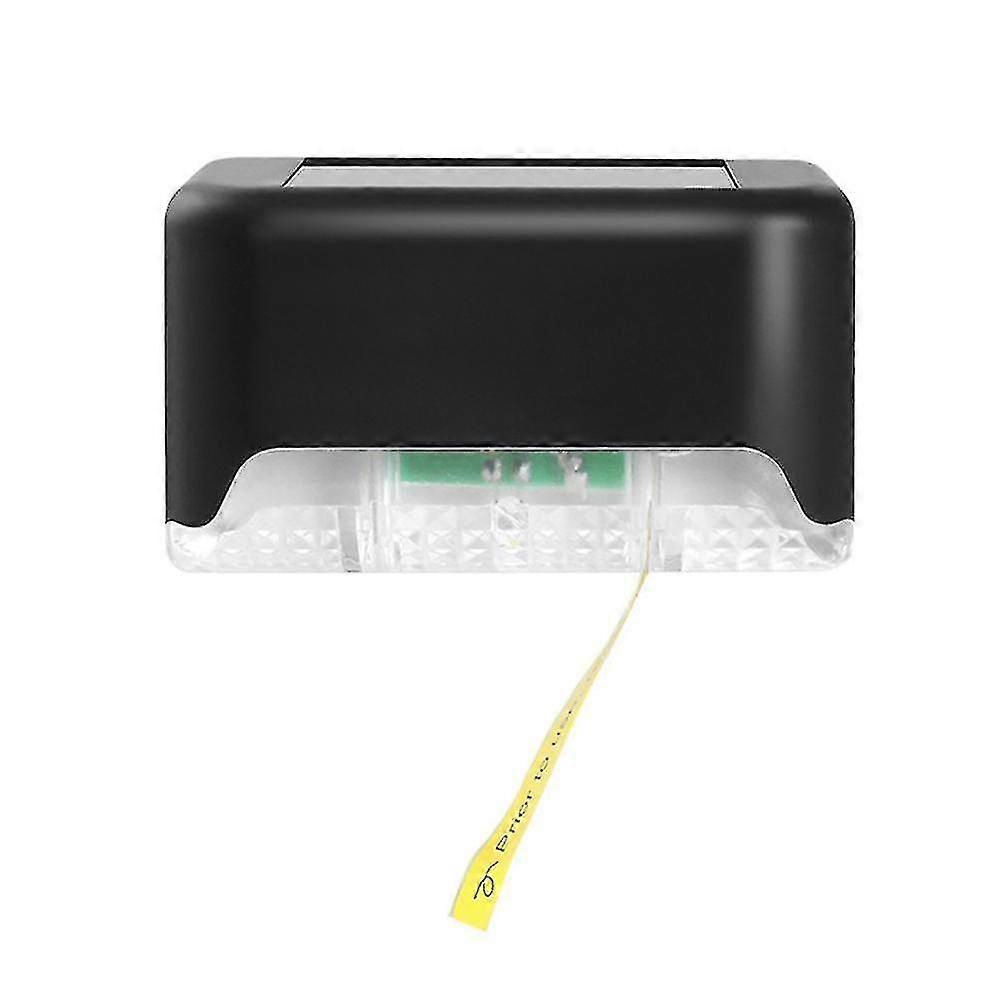 10 Pack Solar Powered LED Step Lights - Waterproof and Auto OnOff for Railing, Yard, Steps, Fence, Pathway