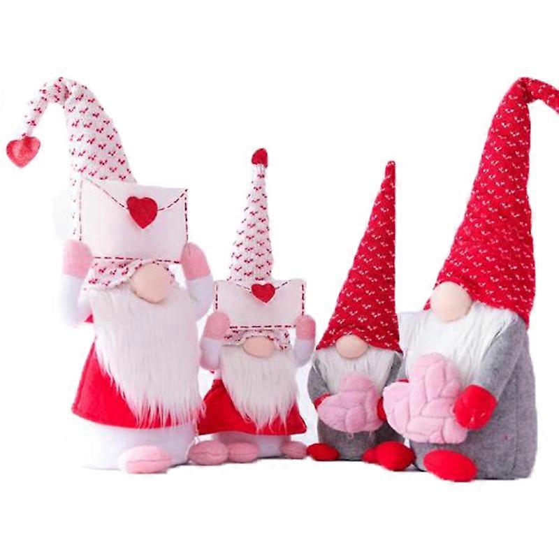 Valentine's Gnome Envelope Love Faceless Doll