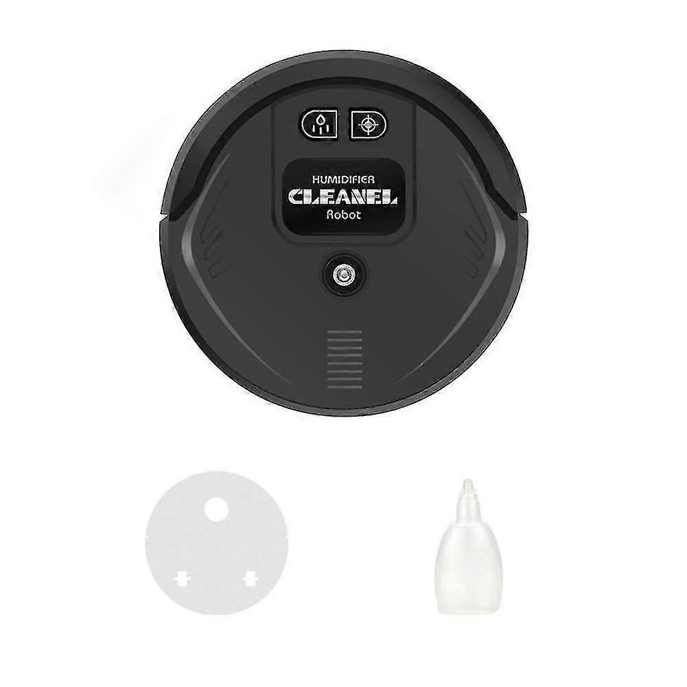 Robot Vacuum Cleaner Floor Auto Suction Sweeper Battery Models-black