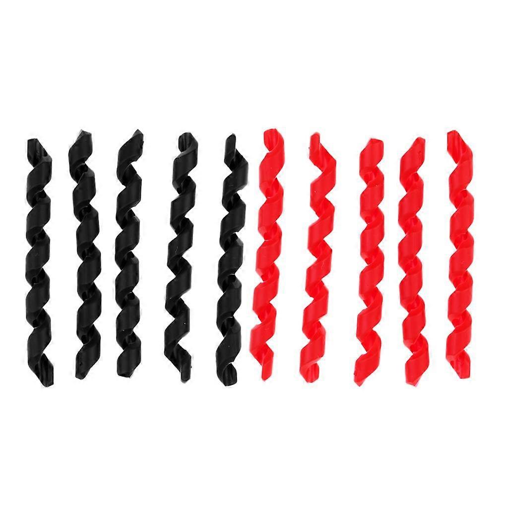 10 Set Spiral Rubber Bicycle Frame Protector Cable Outer Brake Gear Hose Rub