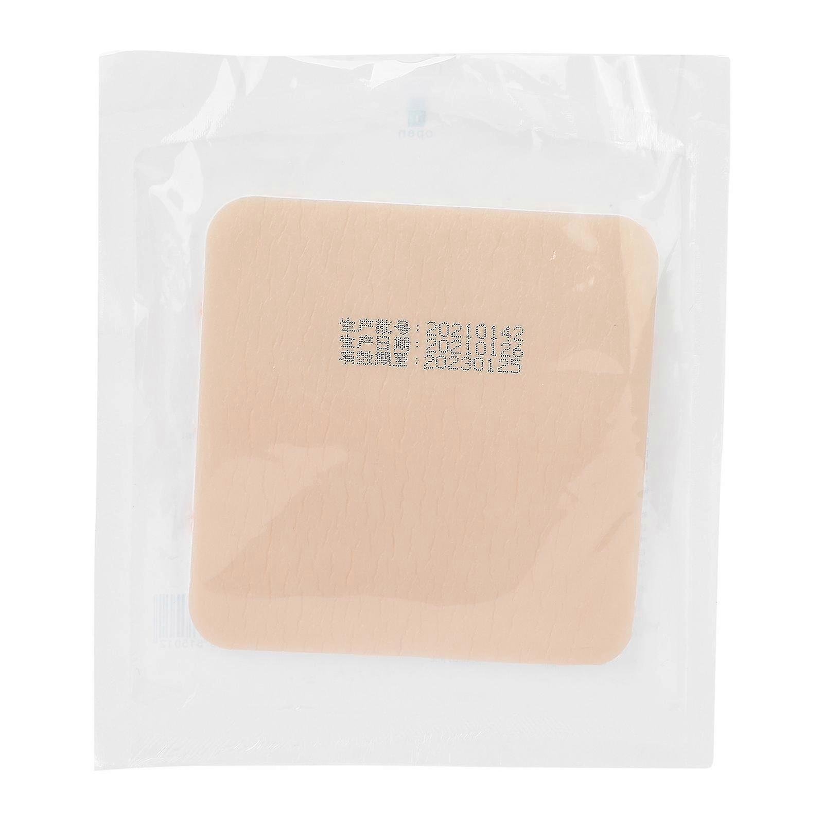 Silicone Foam Dressing for Wound Healing Absorbent Square No Border