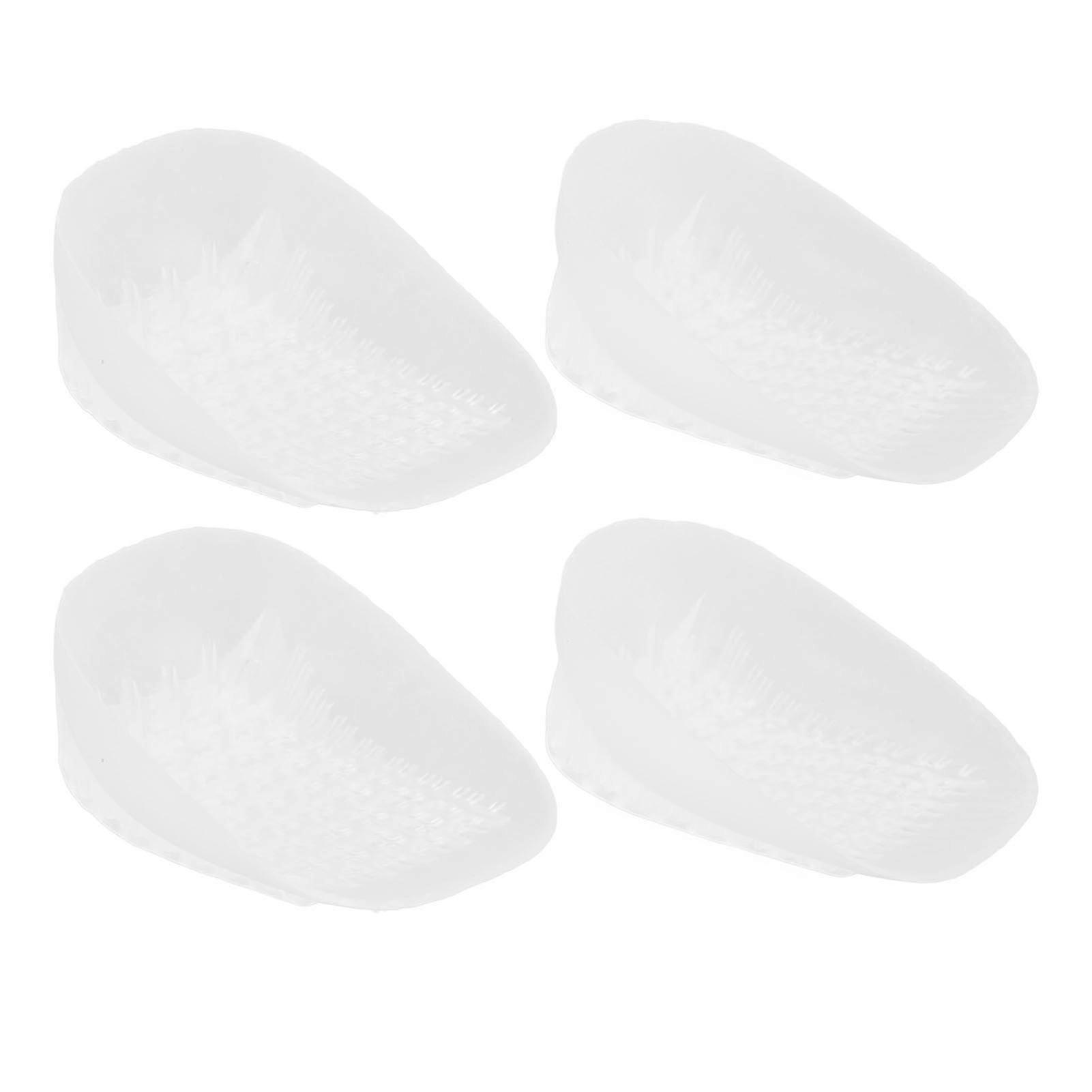 Gel Heel Pad with Strong Adhesion Soft Massaging for Plantar Fasciitis Relief - 2 Pairs, Free Size, Unisex