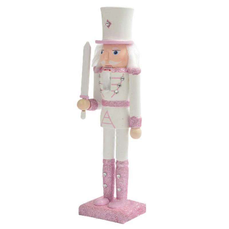 Walnut Cracker Soldier Figurine Christmas Nutcrackers Puppet Festive Gift 1PC
