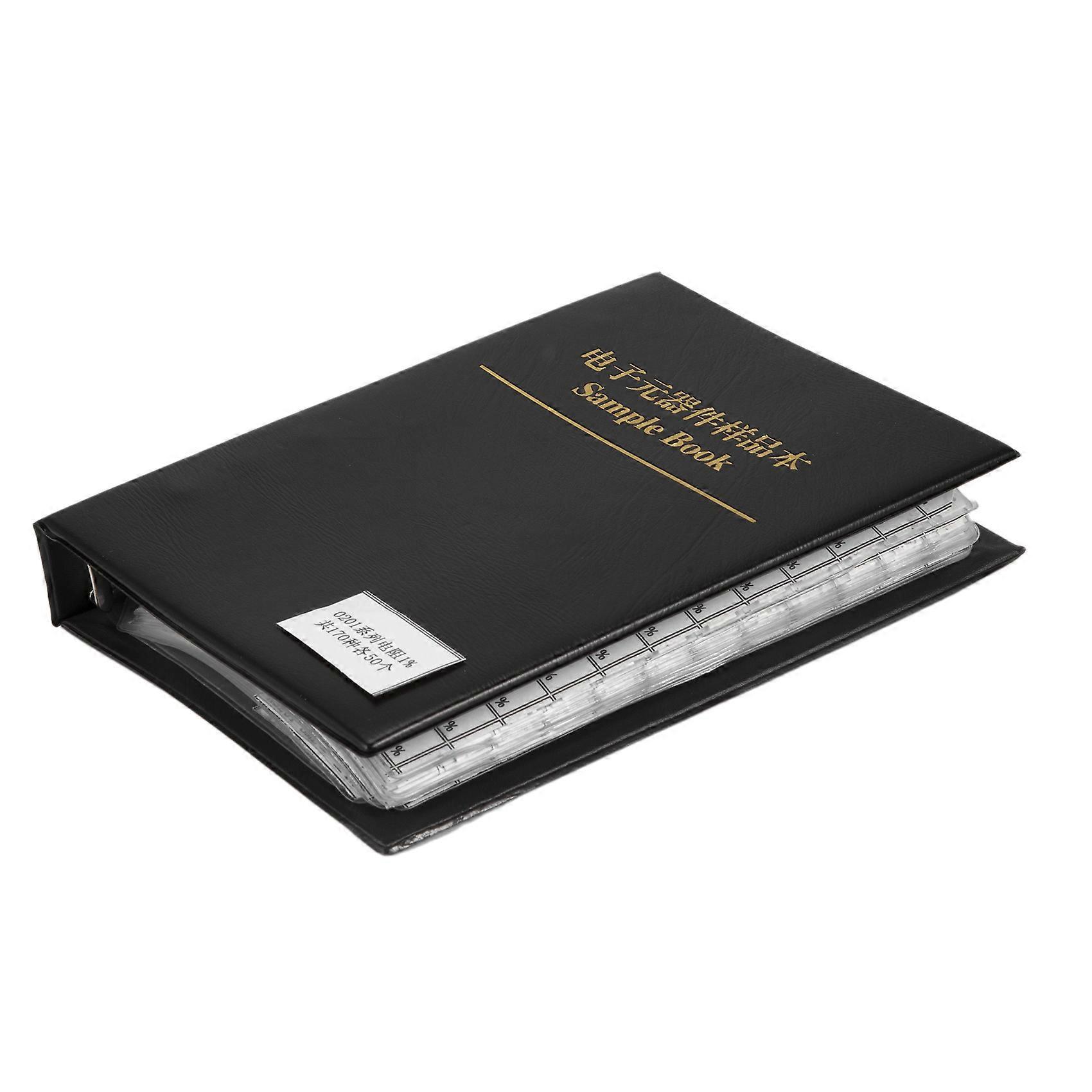 0201 SMD Resistor Sample Book 170 Values x 50Pcs=8500Pcs 1% 0Ohm to 1.5M Chip Resistor Assorted Kit